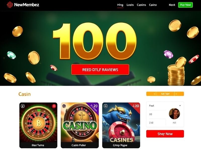 Welcome to new member register free 100.com – register now for a guaranteed 100 bonus on your first deposit! Discover high-stakes casino games, expert strategies, and exclusive perks for new players in regulated online gambling platforms.