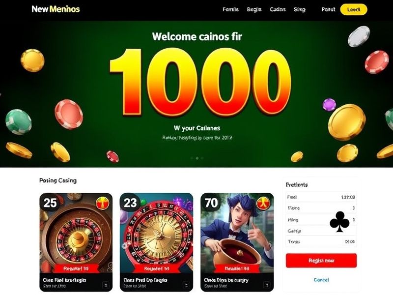 Welcome to new member register free 100.com – register now for a guaranteed 100 bonus on your first deposit! Discover high-stakes casino games, expert strategies, and exclusive perks for new players in regulated online gambling platforms.